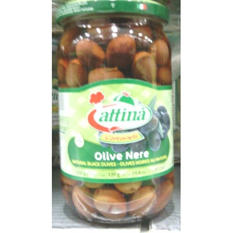 Attina' olive nere salamoia 580 gr