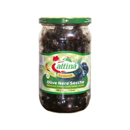Attina' olive nere secche gr 580 