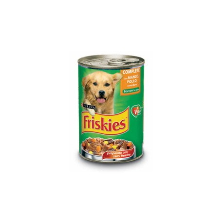 friskies bocconi cane manzo pollo verdure gr 400