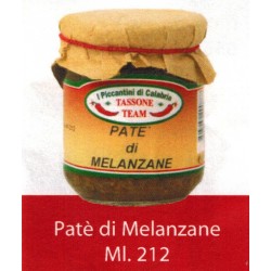 PATE' DI MELANZANE Vasetto ml.212