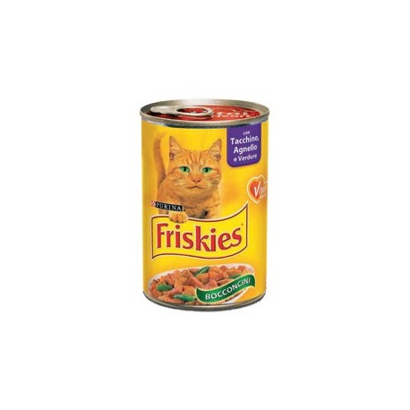 Friskies bocconi gatto tacchino agnello verdure gr 400